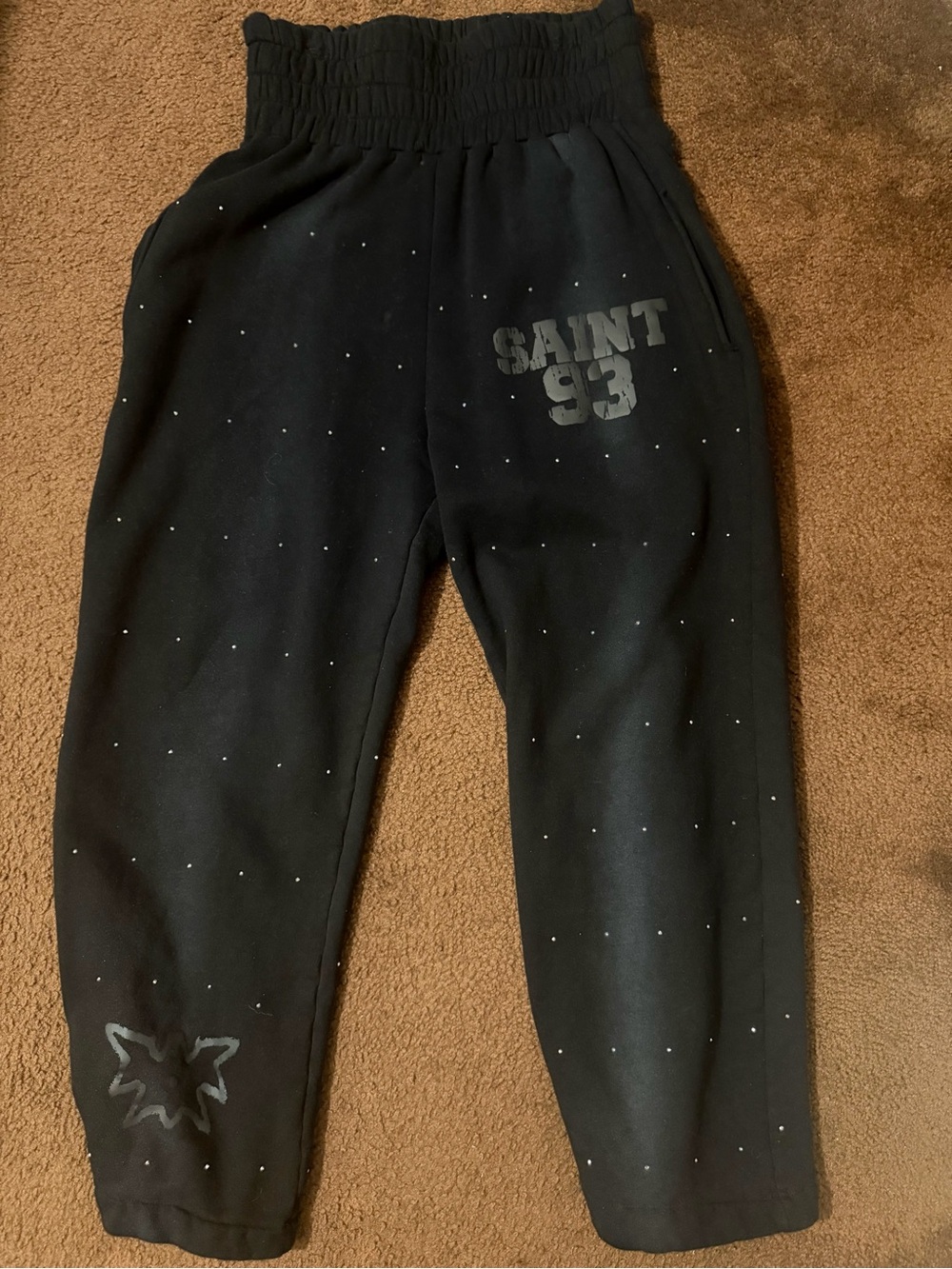Vampstr Rhinestone Sweatpants - Picture 1 of 2